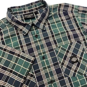 Harley Davidson Plaid Button Shirt Men's XL